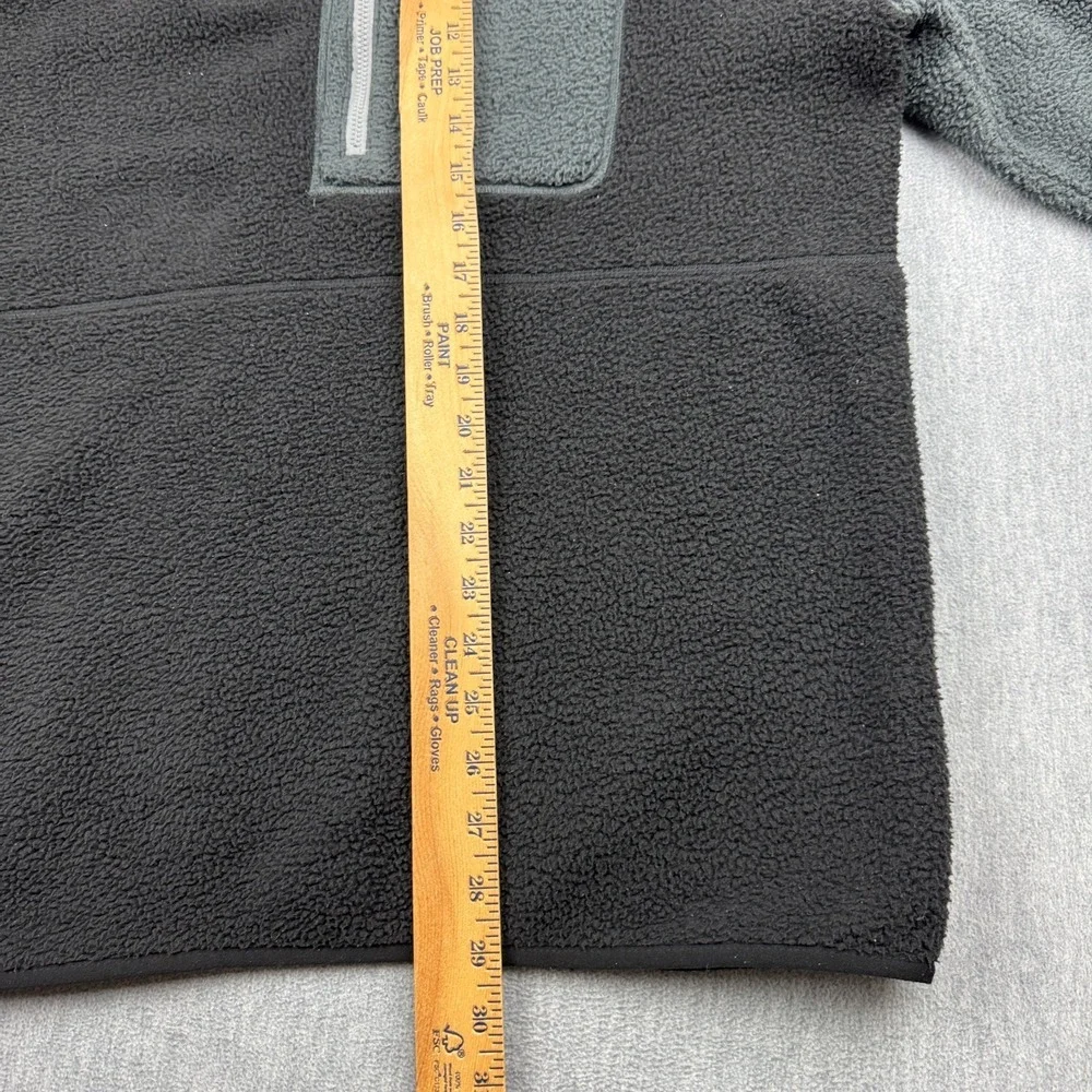 The North Face Jacket Mens XL Black Gray Yumiori 1/4 Zip Fleece Pullover Outdoor